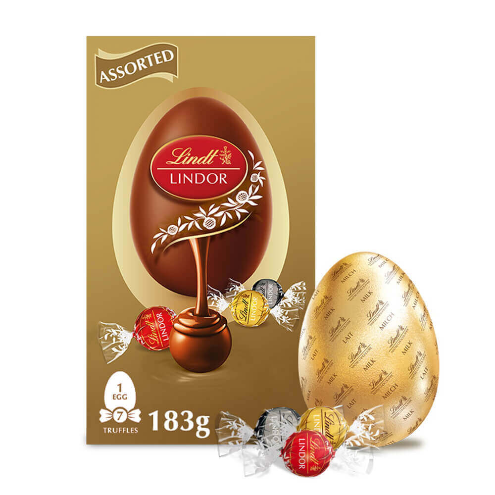 Lindt LINDOR Assorted Easter Egg 183g